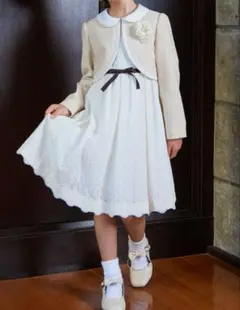 ✨美品✨ CHOPIN ショパン　フォーマルワンピース　ボレロ　120