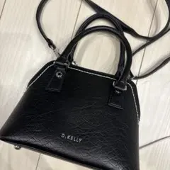 最終価格　D.KELLY 2way ショルダーバッグ ブラック
