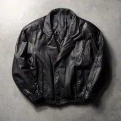 80s 90s Japan vintage LeatherJacket