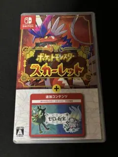 Nintendo switch ポケットモンスター スカーレット+ゼロの秘宝