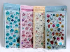 しずくちゃん　ボンボンドロップ風シール　4枚セット