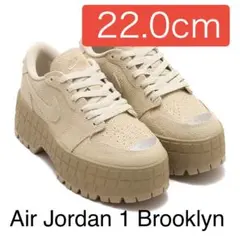 新品 22.0cm Nike AJ1 Brooklyn Low Rattan