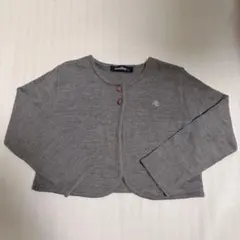 【美品】120cm カーディガン familiar ファミリア グレー