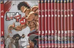 ●バキ　全12巻　ケース無し●レンタルDVD