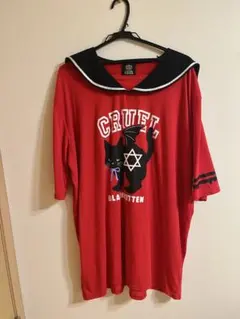 LISTEN FLAVOR Tシャツ 赤 レッドのサムネイル