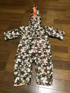 カバーオール 迷彩 防風 防寒 80cm