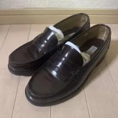 HARUTA ダークブラウン レザー ローファー