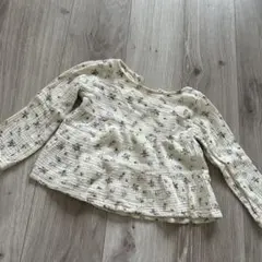 earth music&ecology 花柄長袖シャツ