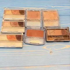 セザンヌ コスメ まとめ売り 7点 アイシャドウ チーク ハイライト アイブロウ