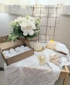 ウェディング　ウェルカムスペース　飾りセット