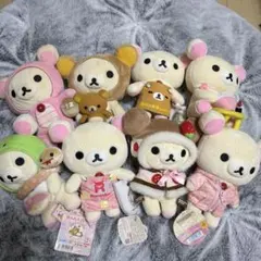 【詰め合わせCH】※汚れアリ※コリラックマ ぬいぐるみ8体