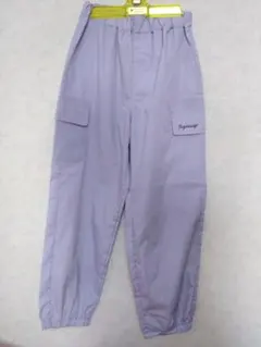 【新品】キッズ カーゴパンツ 150 薄紫のサムネイル