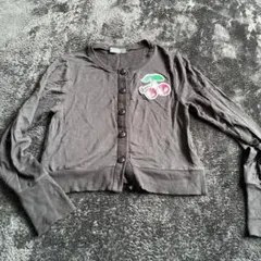 シスタージェニィ　カーディガン　羽織り　長袖　トップス　140 ショート丈