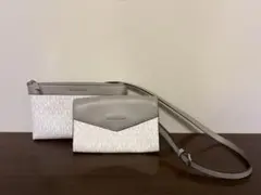 Michael Kors ショルダーバッグ ホワイト/グレー