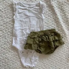 【セット販売】ロンパース ＆フリルブルマ　12〜18M