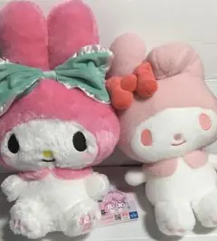 サンリオ　マイメロ　わたあめドール　大きなリボンみみむすび　BIGぬいぐるみ