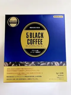 新品・未開封】5 BLACK COFFEE 3g×30本 - メルカリ