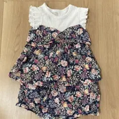 セットアップ　プティマイン　花柄