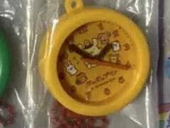 ポムポムプリン　ガチャガチャ　時計　キーホルダー