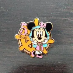 ピンバッチ　ディズニーシー5周年　ミニー