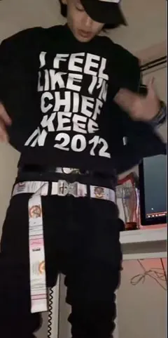 I FEEL LIKE I'M CHIEF KEEF Tシャツ　ブラック　S