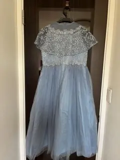 【値下げしました】発表会　ドレス　ブルー　女の子　160cm