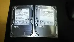 3.5インチHDD sata 500G ｘ2個