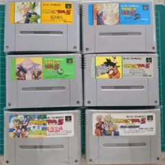 ドラゴンボールZ スーパーファミコンソフト 6個まとめ売り