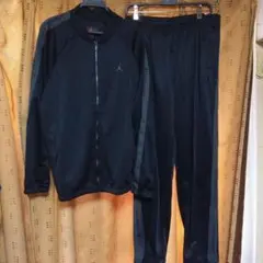 【値下げ＆ばら売り不可】新品タグ付き　ジョーダン　セットアップ黒　XLサイズ③