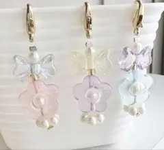 ファスナーチャーム　3個セット　レトロ