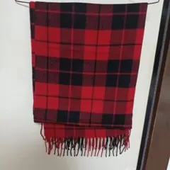 男女兼用　タータンチェックマフラー