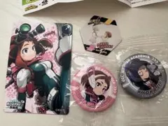 麗日お茶子・耳郎響香 缶バッジセット　マグネット　ヒロアカ