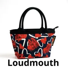 【美品】Loudmouth ラウドマウス ミニトートバッグ ハート柄 ゴルフ