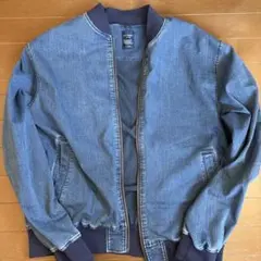 BACK NUMBER X-LARGE デニム ボンバージャケット XL