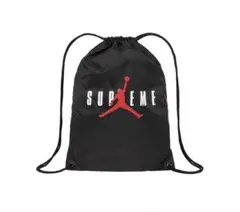 Supreme jordan Drawstring bag タグ付