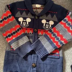 Disney ミッキーマウス カーディガン 120