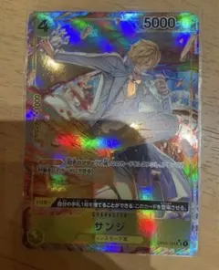 ワンピースカードゲーム　サンジ　sr パラレル　謀略の王国