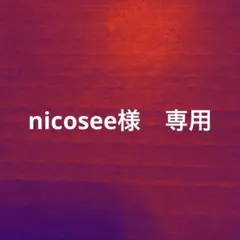 nicosee 様　専用