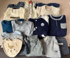 60-70サイズ　トップス、ボトムス、オーバーオールほかまとめ売り