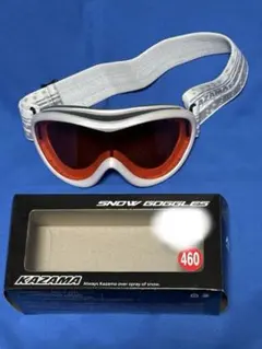 KAZAMA スノーゴーグル KZ503-HD WH