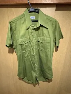 KENZO オリーブグリーン 半袖シャツ
