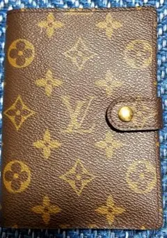 ルイヴィトン 手帳カバー モノグラム アジェンダPM ブラウン R20005