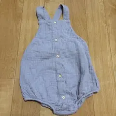 H&M ベビー　オーガニックコットン　サロペット　ロンパース　90