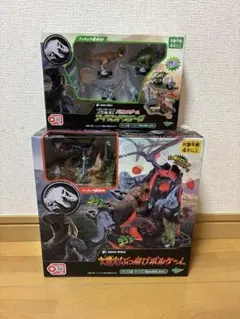 ジュラシックワールド ケージブレイクゲーム ぶっ飛びボルケーノゲーム　おもちゃのサムネイル