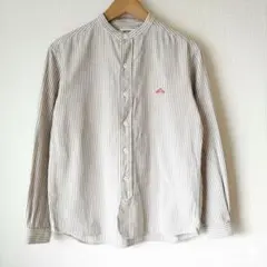 DANTON ダントン バンドカラー ストライプシャツ 40