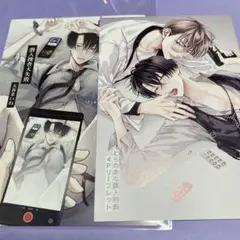 「イケないエリートΩは淫らにとろける」小冊子、リーフレット