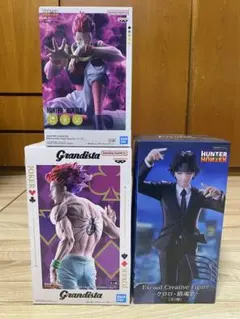 【新品・未開封】HUNTER×HUNTER　ヒソカ、クロロ　3点セット