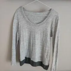 長袖 レディース M グレー