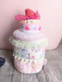 ECONECO アニマルパレード ケーキ型ポーチ うさぎ