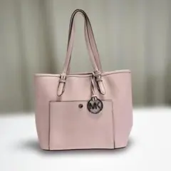 MICHAEL KORS】 JET SETミディアム ポケット トート ピンク - メルカリ